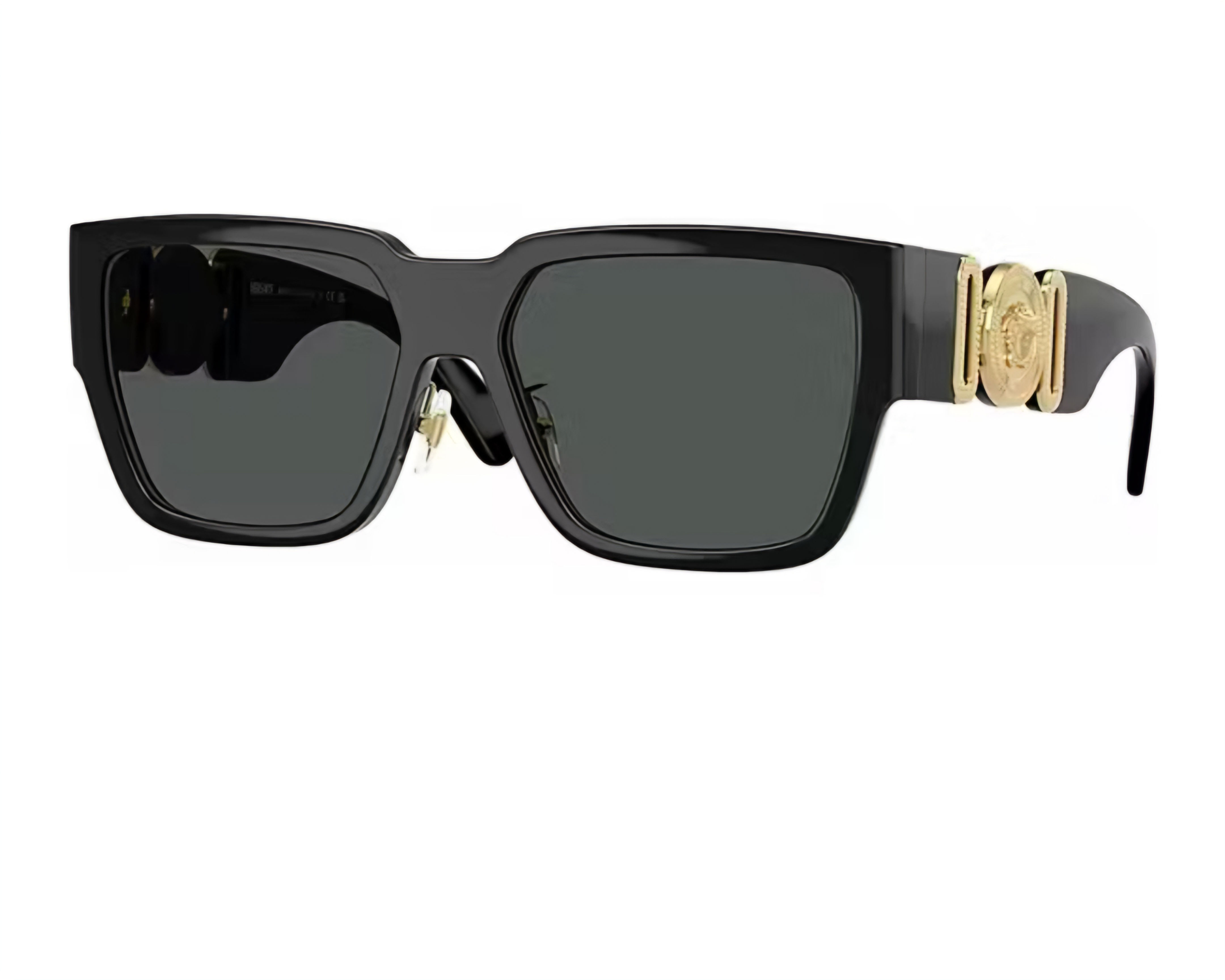 VERSACE MOD 4483-D GB1/87 BLACK[ 57-26-140] MALE UNISEX BLACK SUNGLASS K