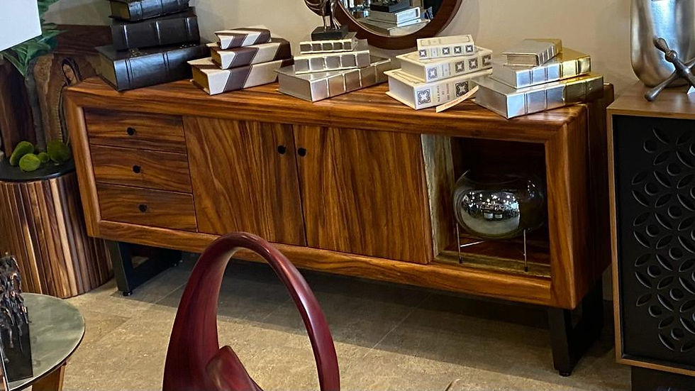 Miniatura: CREDENZA DE MADERA DE PAROTA 200 CM