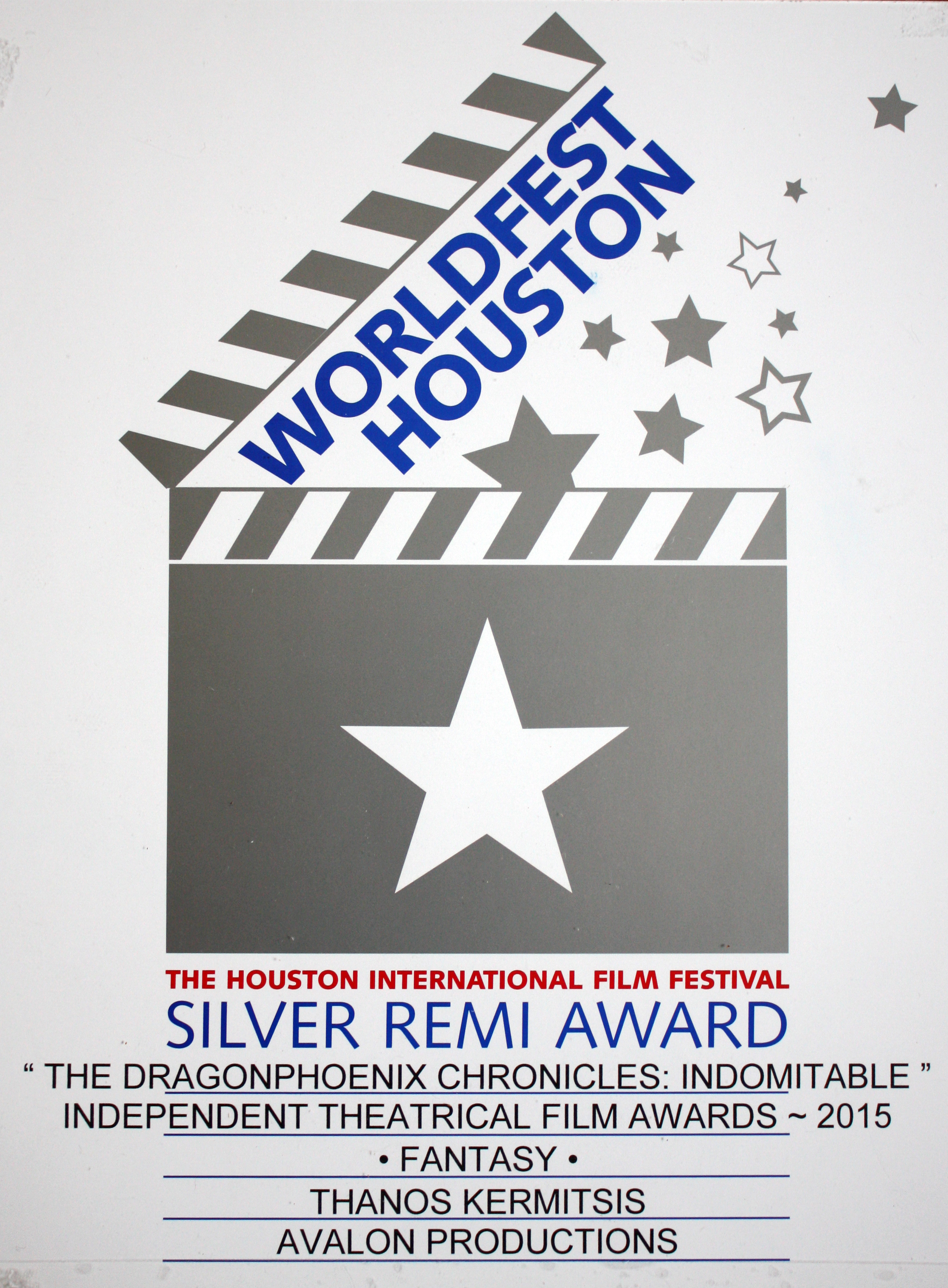 Silver Remi Award