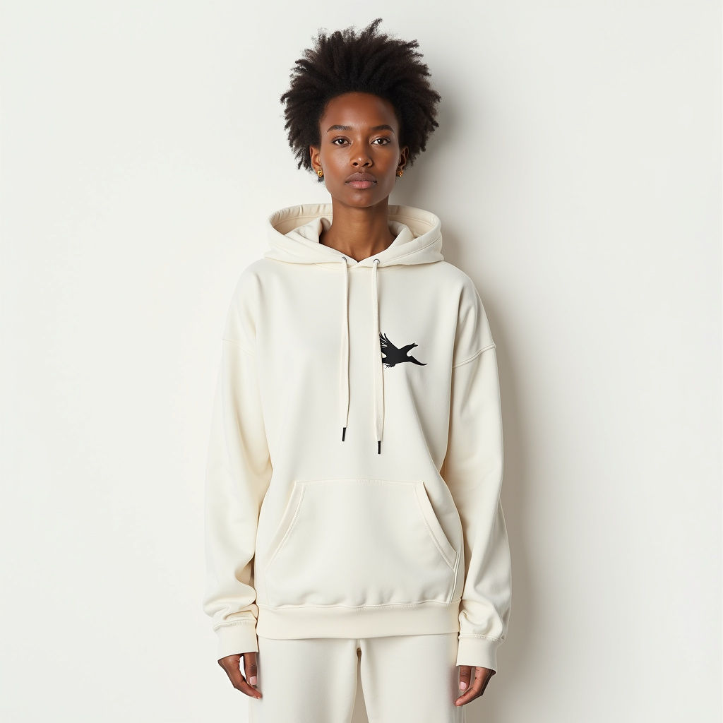 Minimalist Bird Hoodie