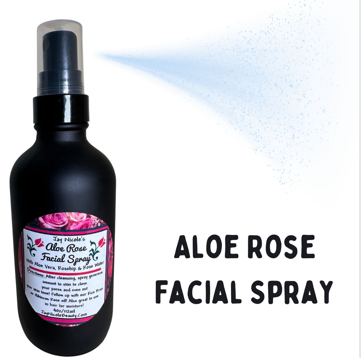 Jay Nicole's Aloe Rose Facial Spray 4oz