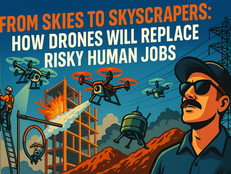 From Skies to Skyscrapers: How Drones Will Replace Risky Human Jobs