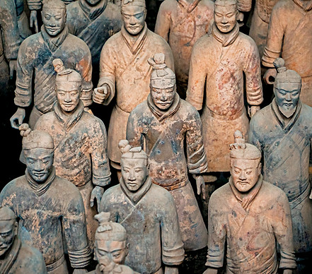 Terracotta Warriors standing guard since