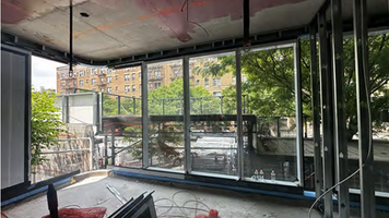 August 2026 exterior window and facade installation progress at the ARCFE Group 16 project.