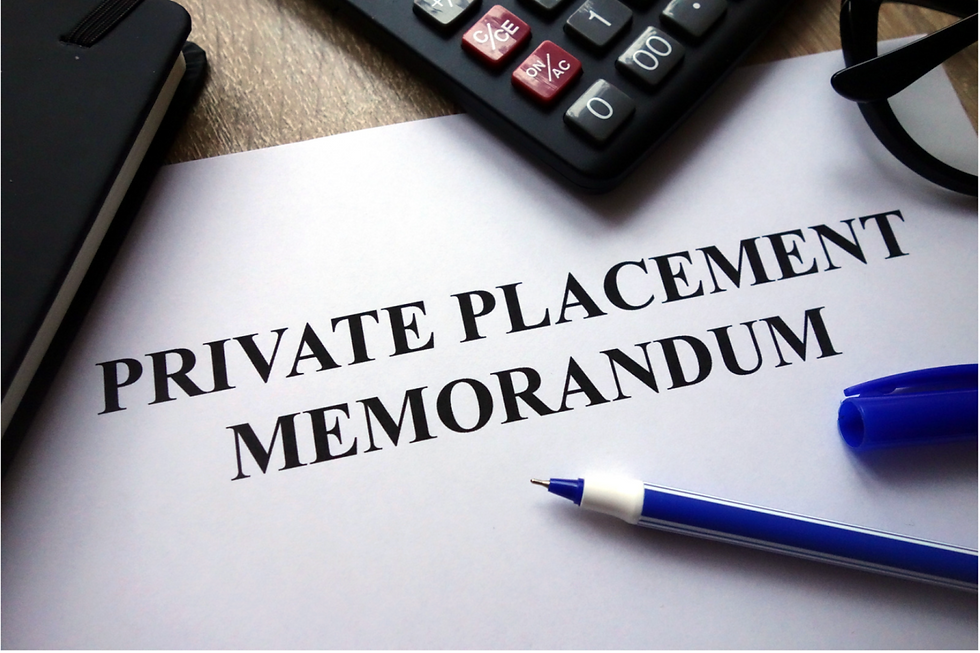 PRIVATE PLACEMENTMEMORANDUM
