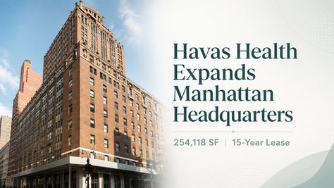 Havas Health lease expansion at 200 Madison Avenue brings its Manhattan headquarters to 254,118 square feet