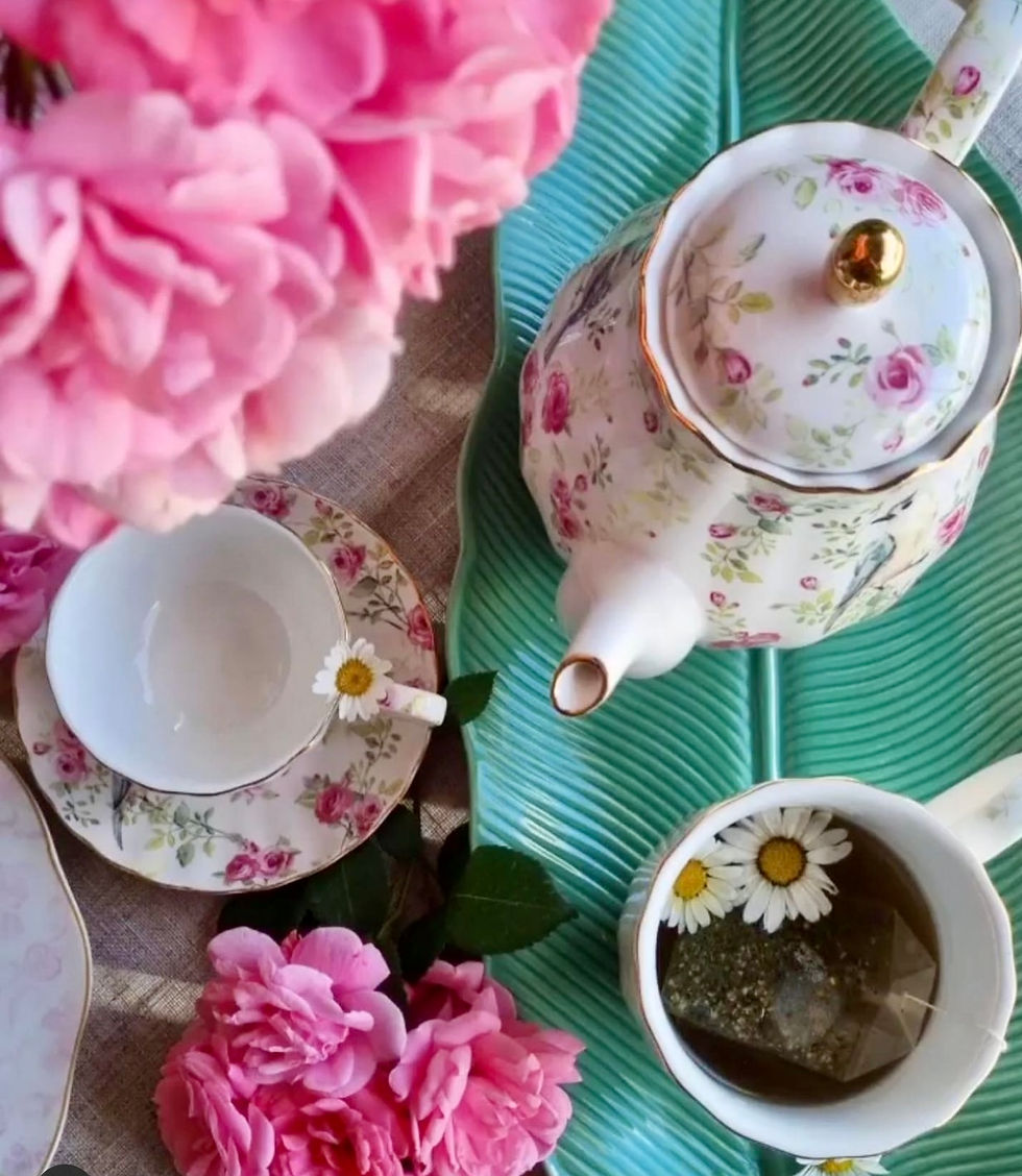 Theeot 🌷 Springtime 🌷Verkocht