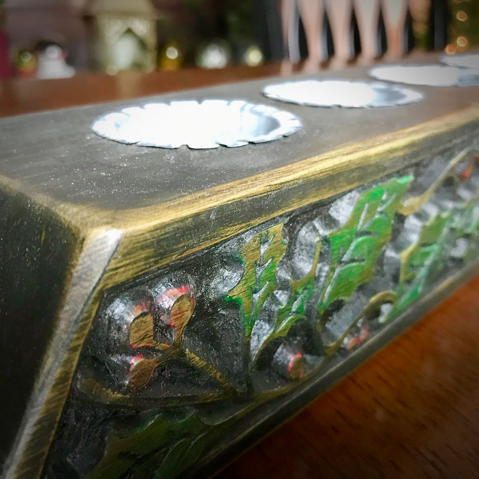 Thumbnail: Celtic Holly and Ivy Candle Log