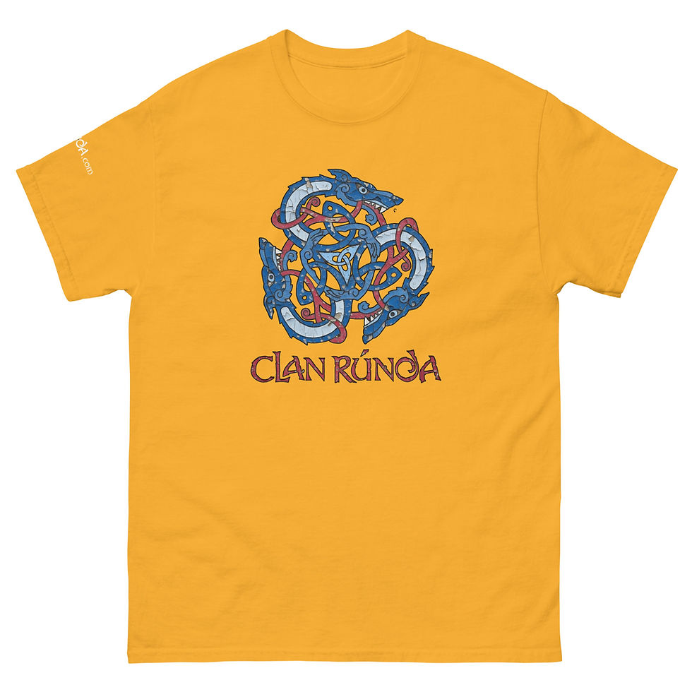 Thumbnail: Distressed Clan Rúnda Logo T-Shirt