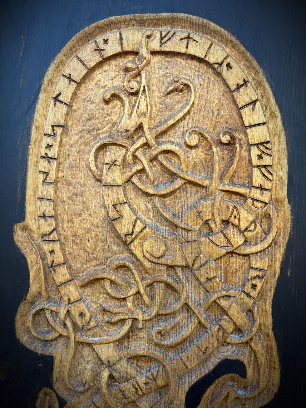 Thumbnail: Runestone Wood Carving