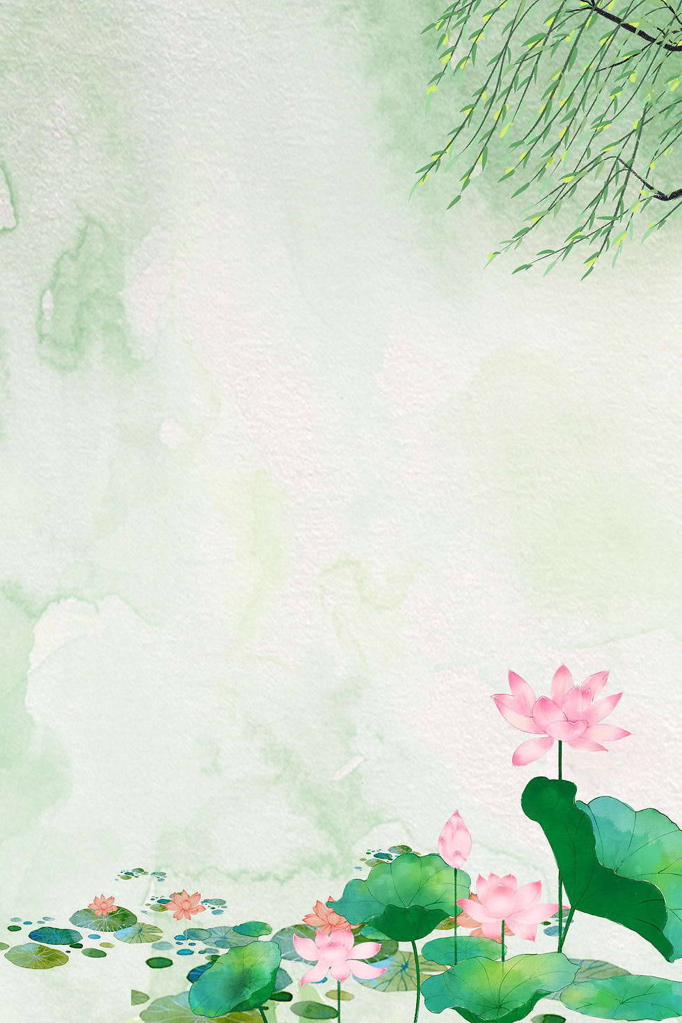 âPngtreeâlotus_rhyme_poster_backgrou