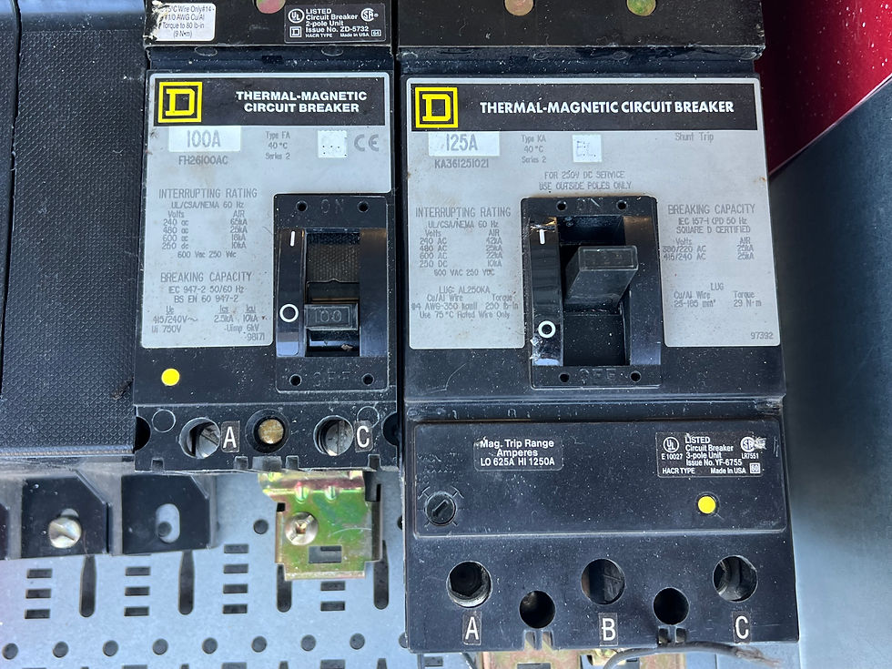 Thumbnail: Square D I-Line Panel Board 800Amp 120/240V 1P 3Wire E1 Series W/Breakers