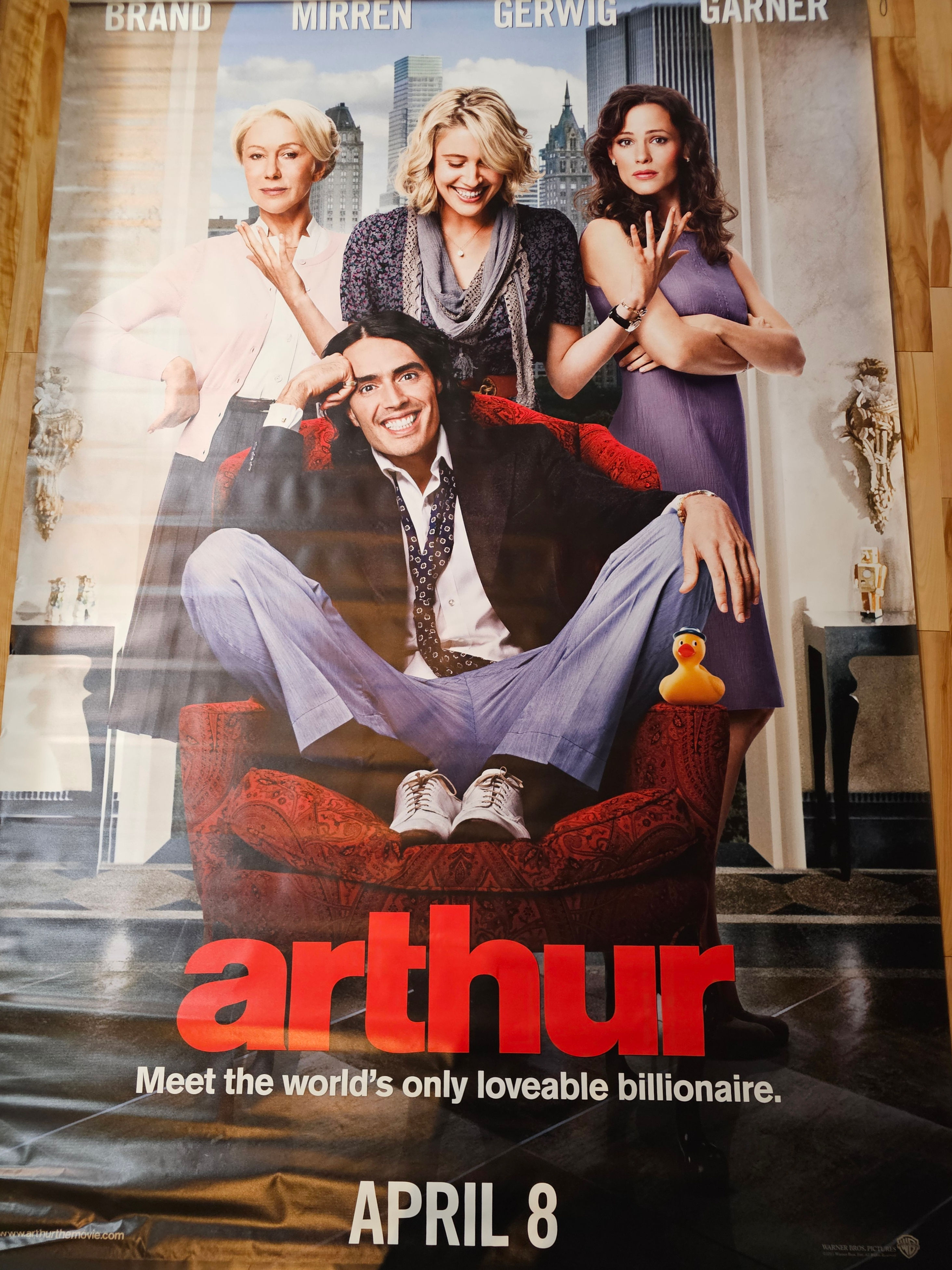 Extra Large Vinyl Arthur Movie Poster