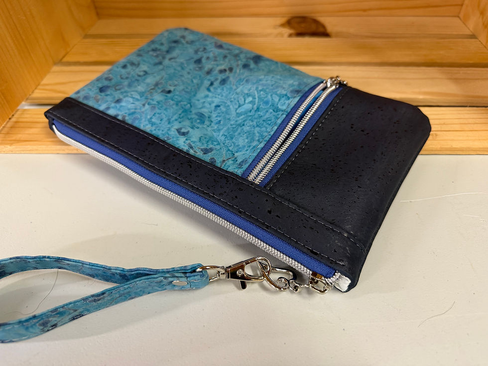 Thumbnail: Silver zipper pulls, detachable strap