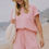 Thumbnail: Striped French Terry Top and Shorts Set