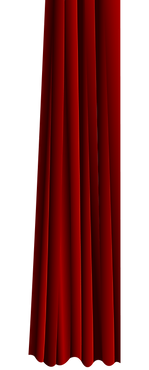 Rechte Seite von einem Theatervorhang