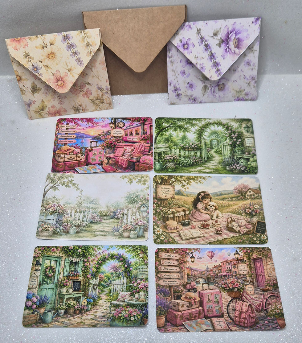 Miniatura: KIT JOURNAL & SCRAPBOOK COMPLETO – MAIS DE 130 ITENS