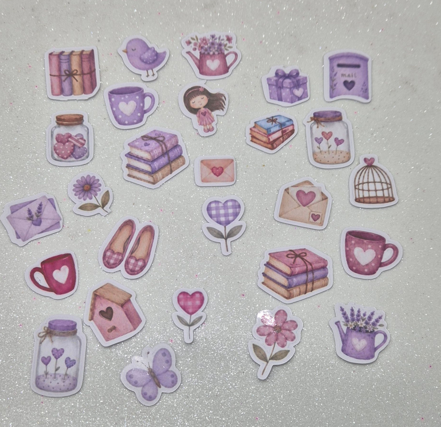 Adesivos Vintage Kawaii Exclusivos – Média de 80 Adesivos