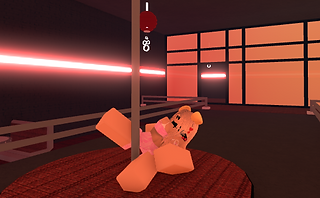 Roblox condo girl showcasing an animation