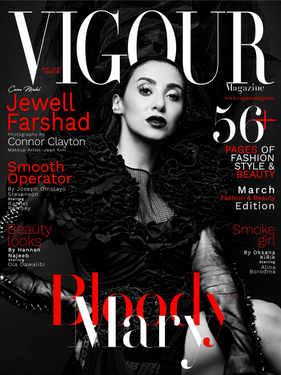 Jewell Farshad - Vigour Magazine Cover Story + Interview with Connor