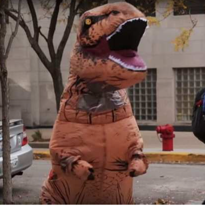 Miniatura: Disfraz Dinosaurio T-rex Inflable Jurassic World Adulto