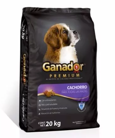 Croquetas Para Perro Ganador Premium Cachorro 20 Kg