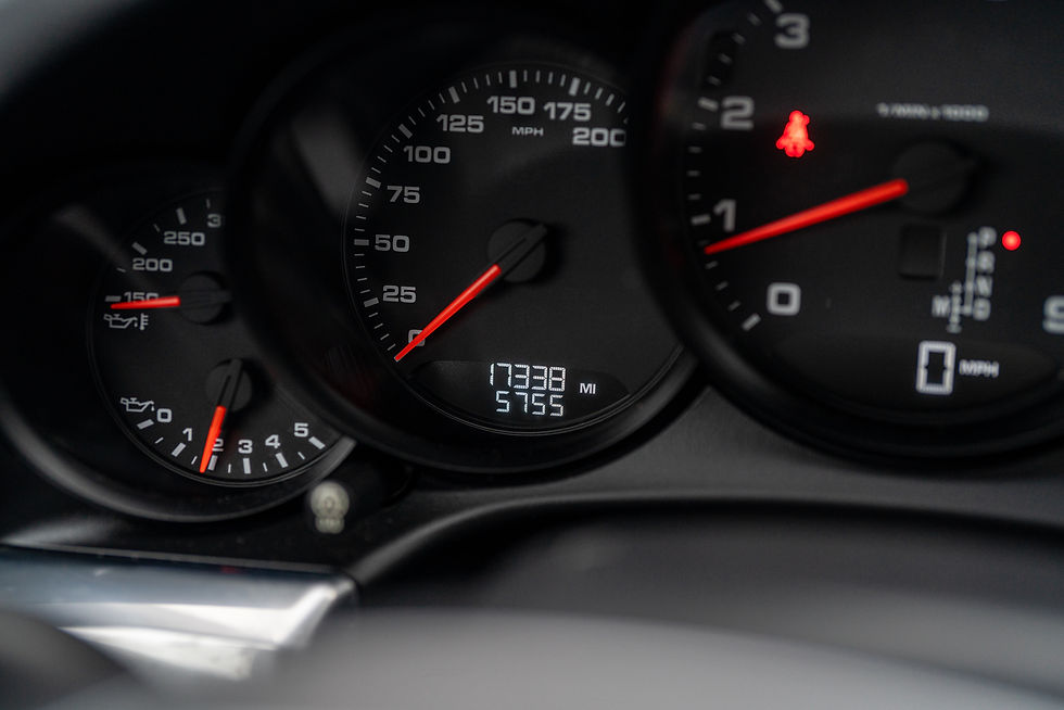 Thumbnail: silver 2014 Porsche 911 Cabrio dashboard meter 