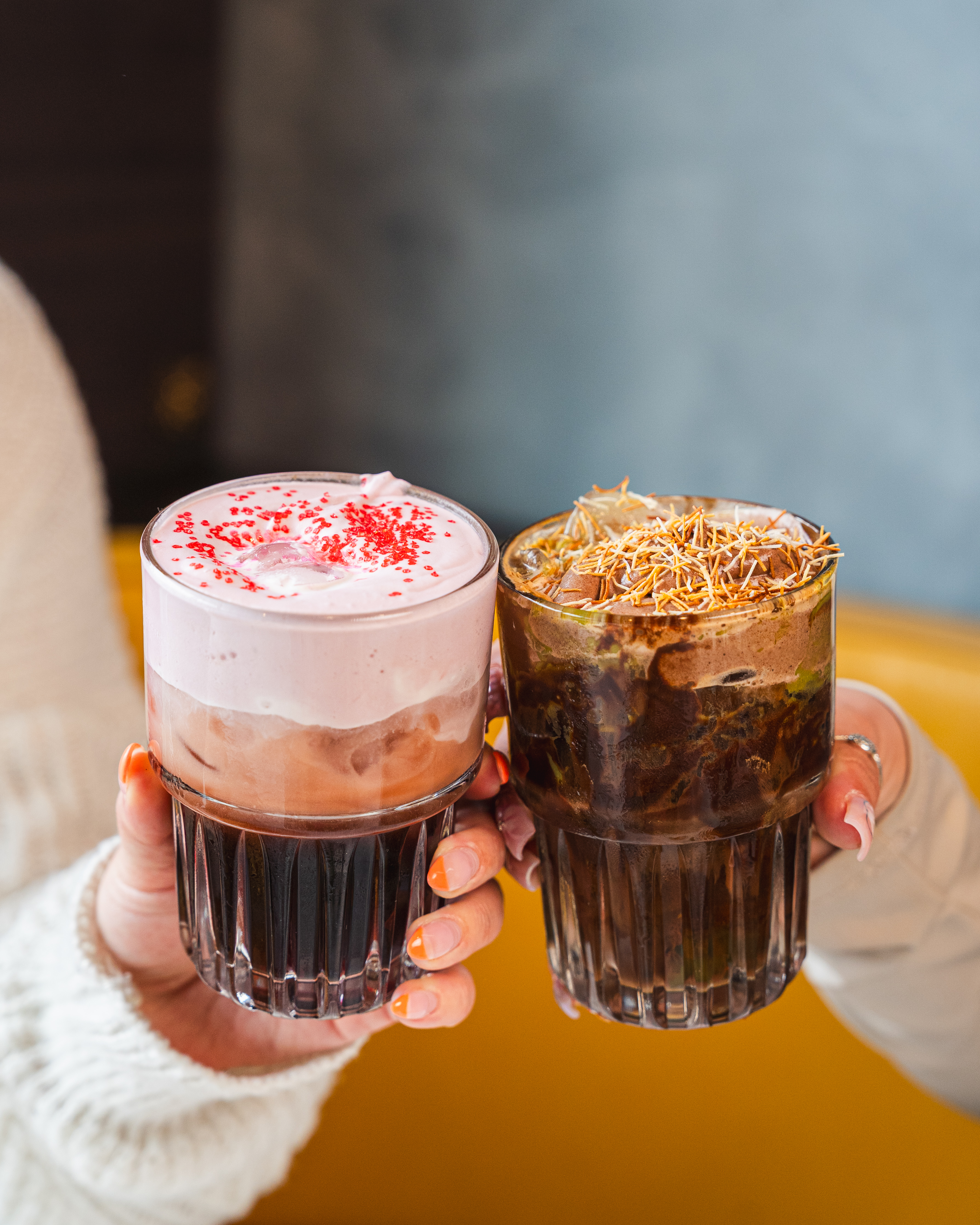 Arranged Food and Objects