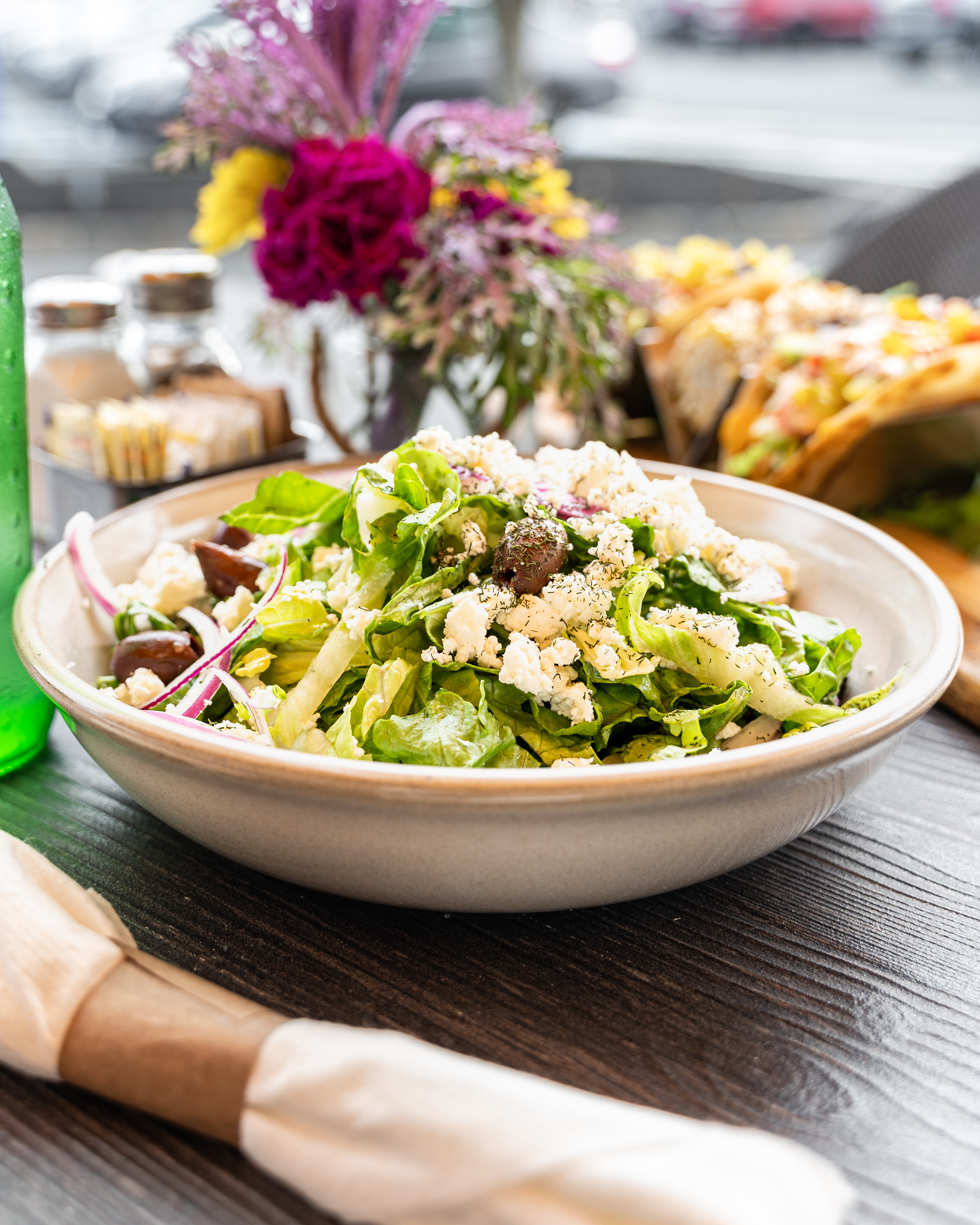 Arranged Food and Objects