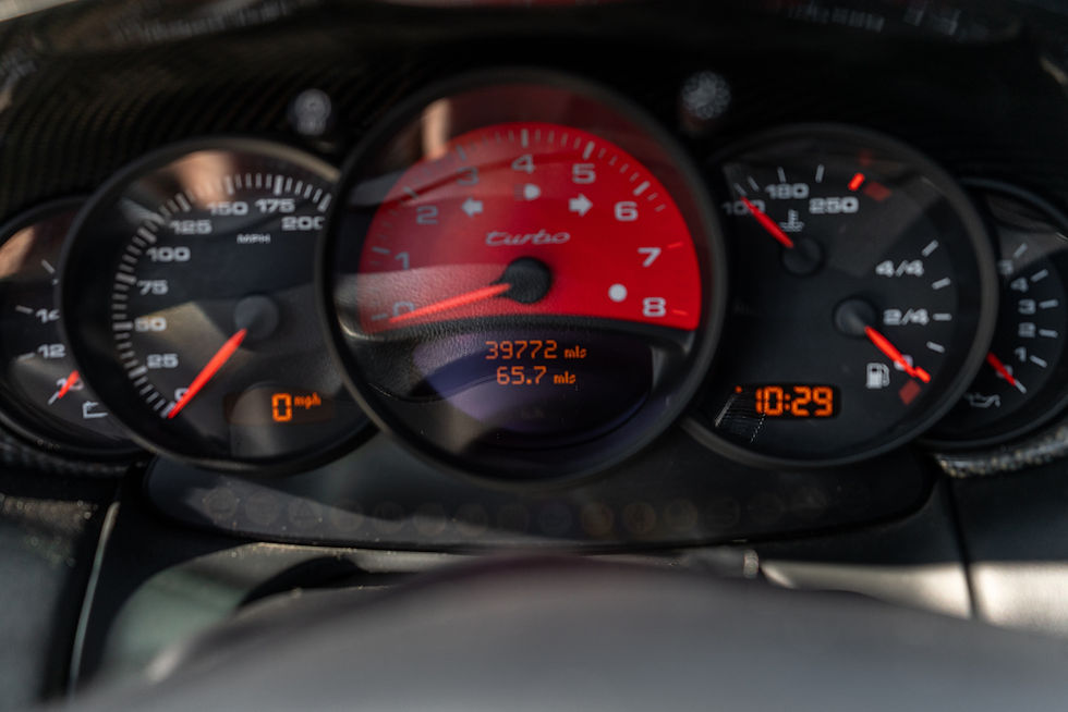 Thumbnail: silver 2003 Porsche Turbo X50 6 Speed car gauges