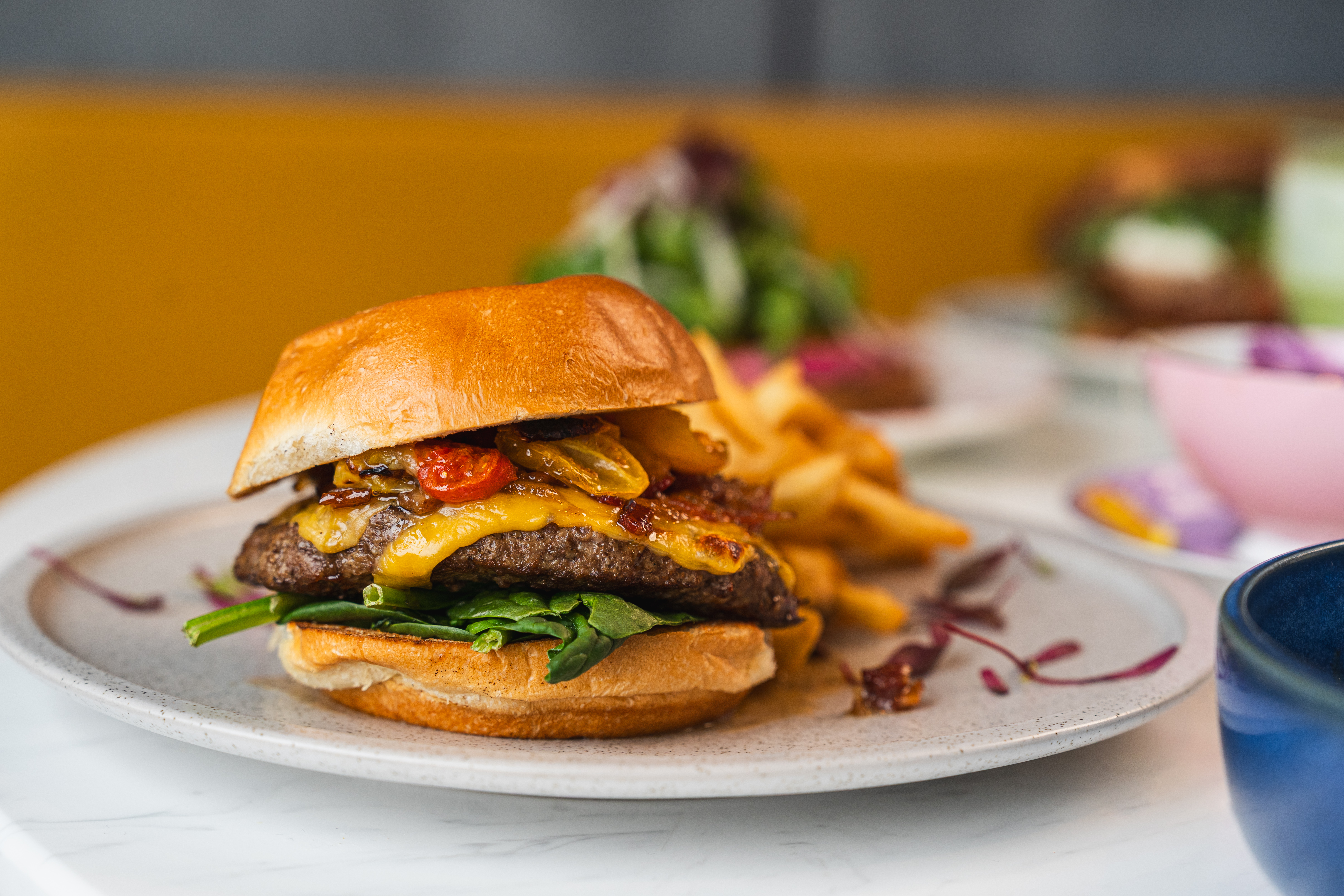 Arranged Food and Objects