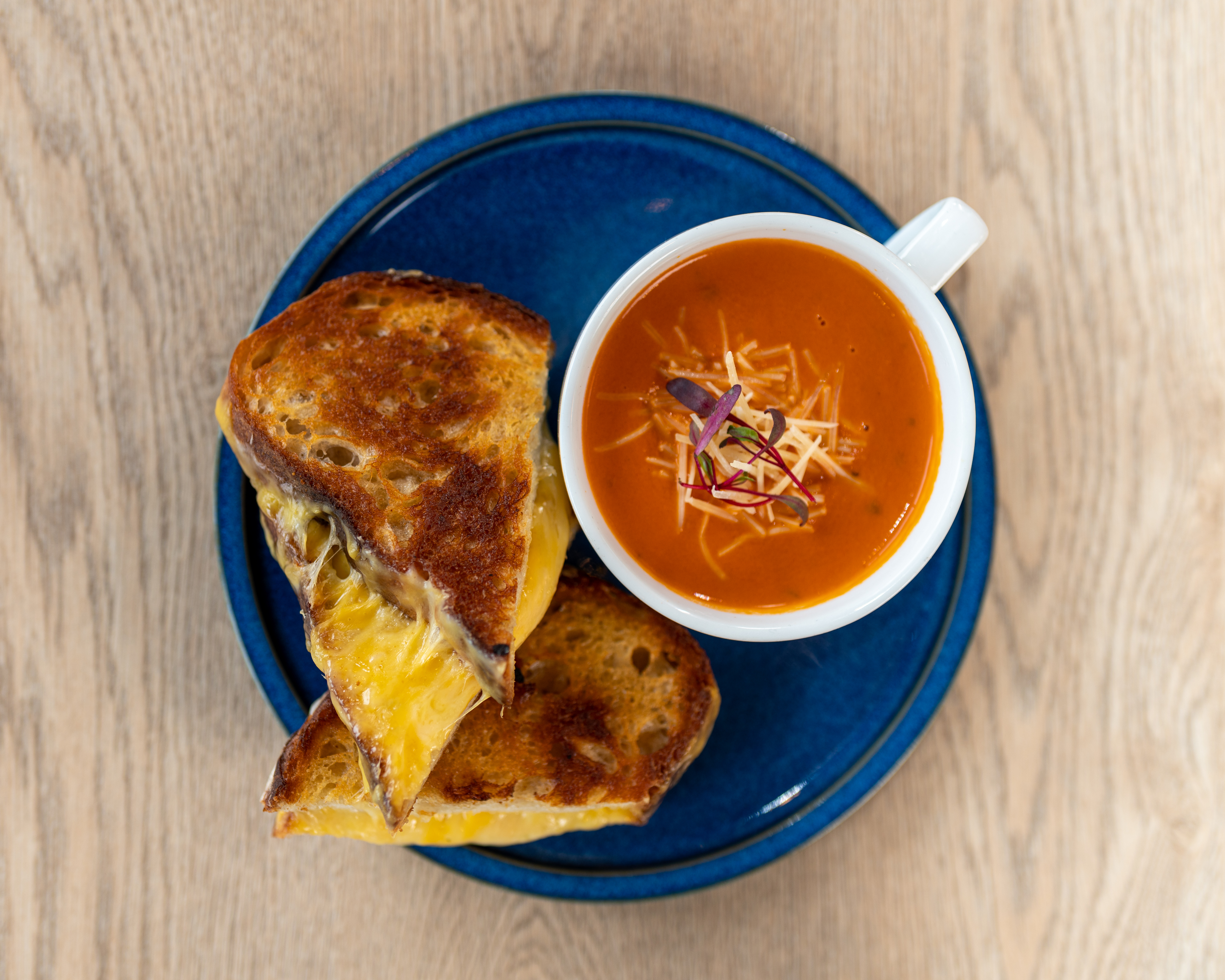 Arranged Food and Objects