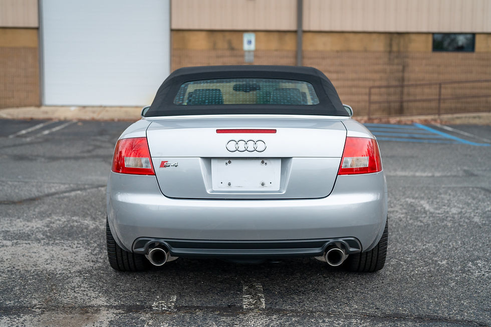 Thumbnail: rear view of silver 2004 Audi A4 S4 6 Speed Manual V8