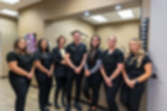 Our team in the office reception area | Premier Periodontics | 620 Shrewsbury Ave Suite B, Tinton Falls, NJ 07701