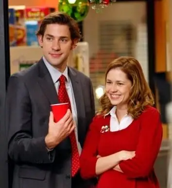 Jim and pam from the Office