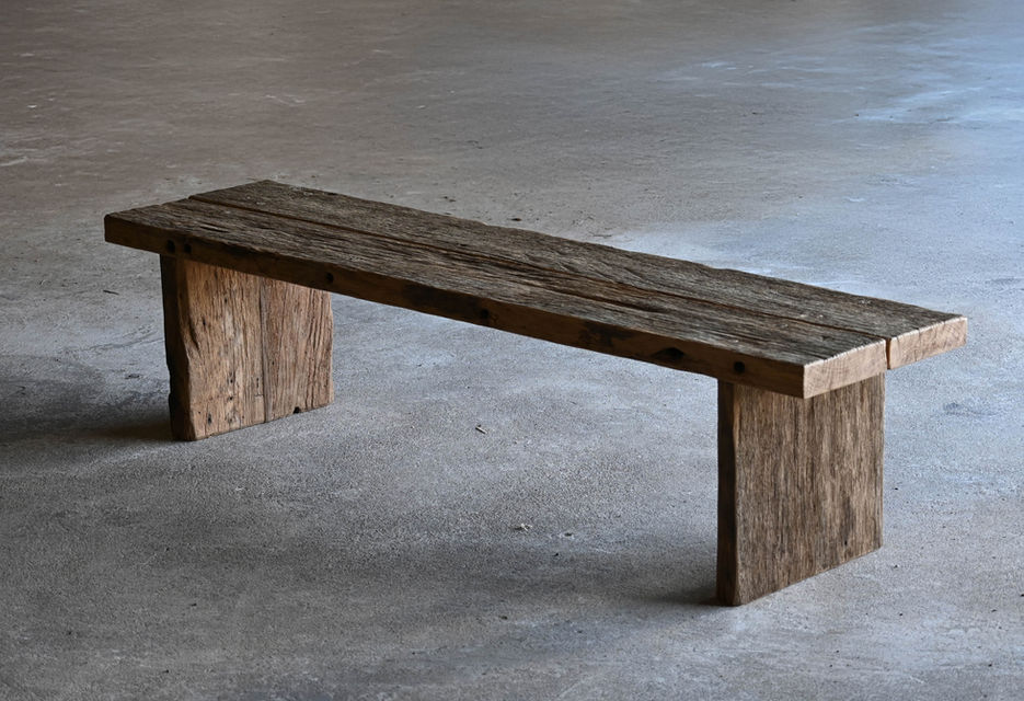 Oak bench, outdoor bench, decorative bench, antique bench, rustic bench