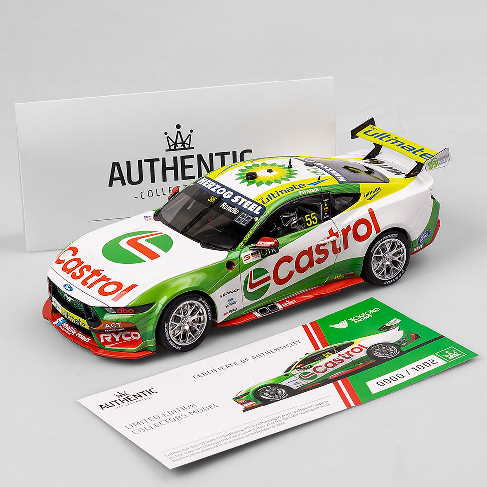 Thumbnail: Tickford Racing Castrol #55 Ford Mustang 2023 OTR SuperSprint Race 21 Pole Pos