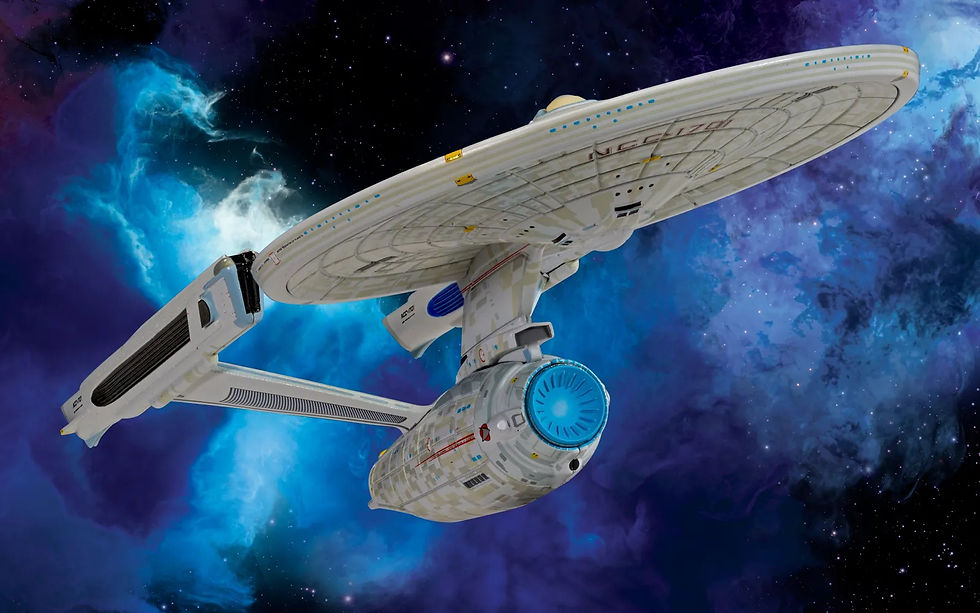 Thumbnail: Corgi - U.S.S. Enterprise NCC-1701 [Refit] (Star Trek II: The Wrath of Khan)