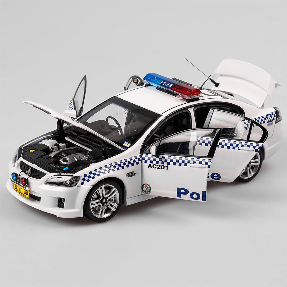 Thumbnail: NSW Police Highway Patrol Car - Heron White