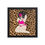Thumbnail: Curvy Leopard Pin Up 10x10 Framed Digital Print