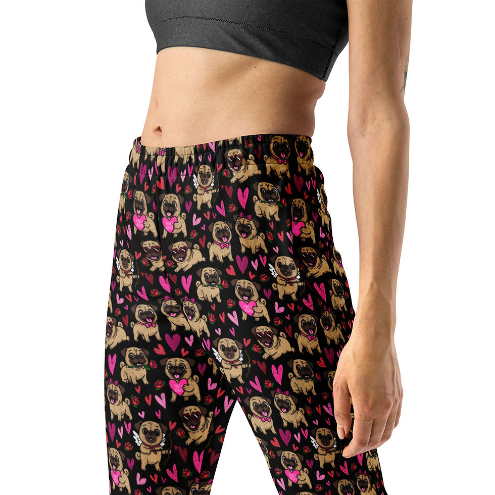 Thumbnail: Pugs + Kisses Women's Joggers