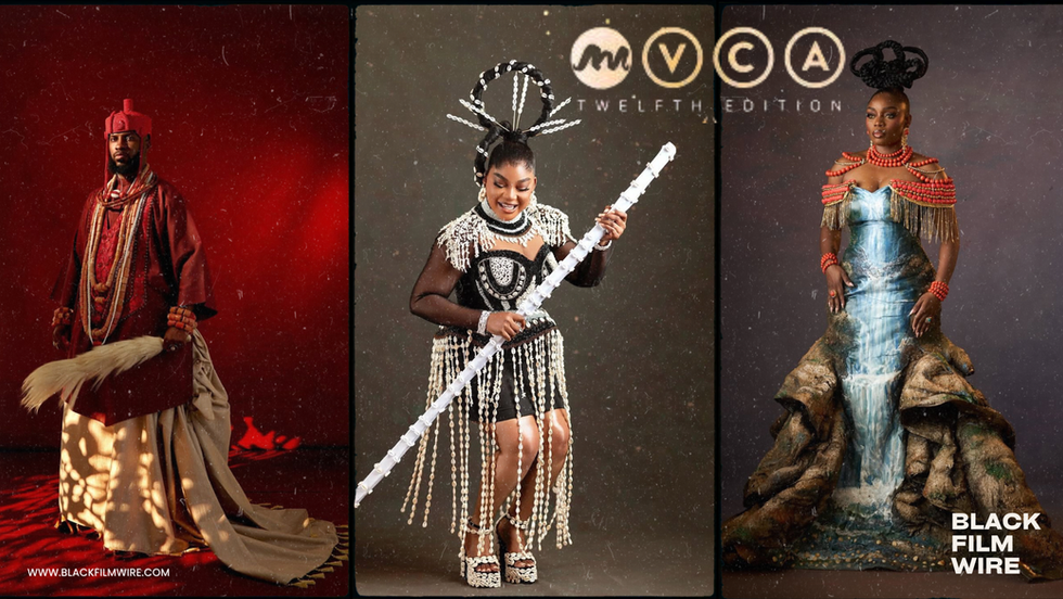 DIifferent Cultural Attires at the AMVCA 12th Cultural Night.