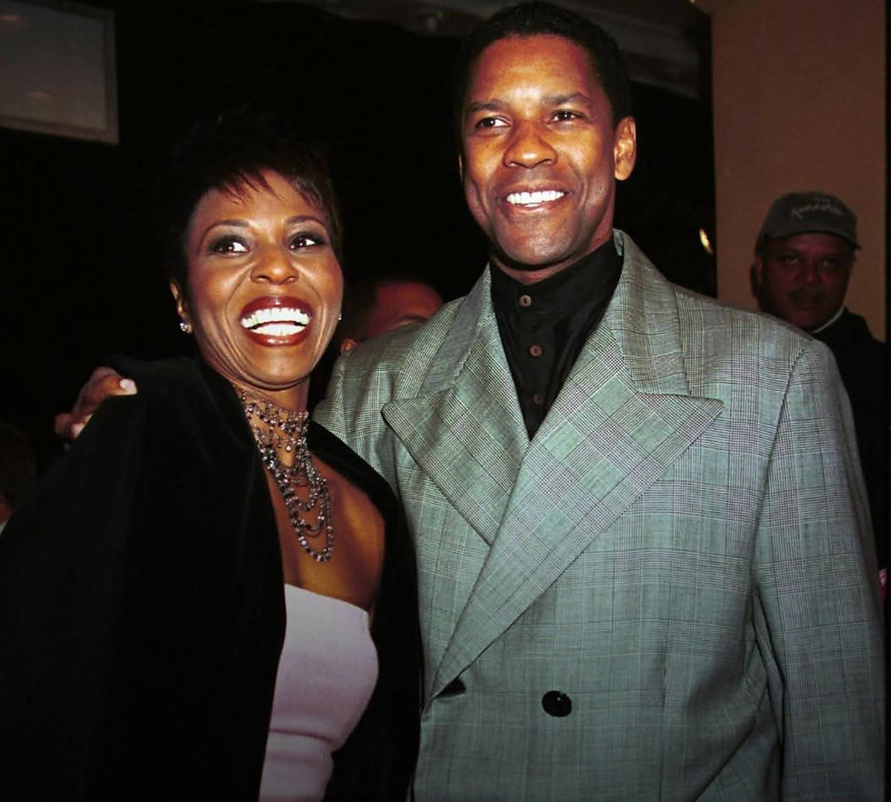 Denzel Washington and his wife Pauletta Washington