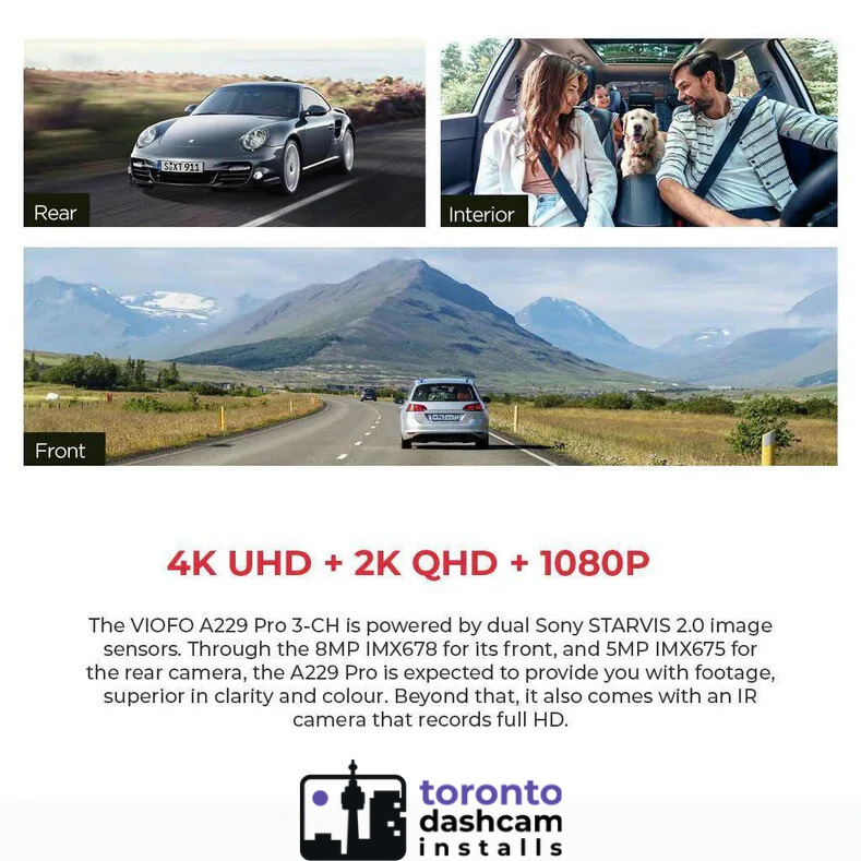 Thumbnail: VIOFO A229 Pro 4K UHD 3-Channel Dash Cam