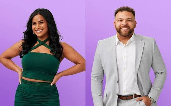 Brittany Wicker and Devonta Anderson (Love is Blind Season 10)| Netflix