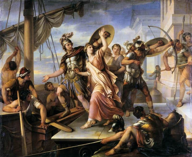 The Abduction of Helen by Gavin Hamilton. Source: Legendsandmyths.com