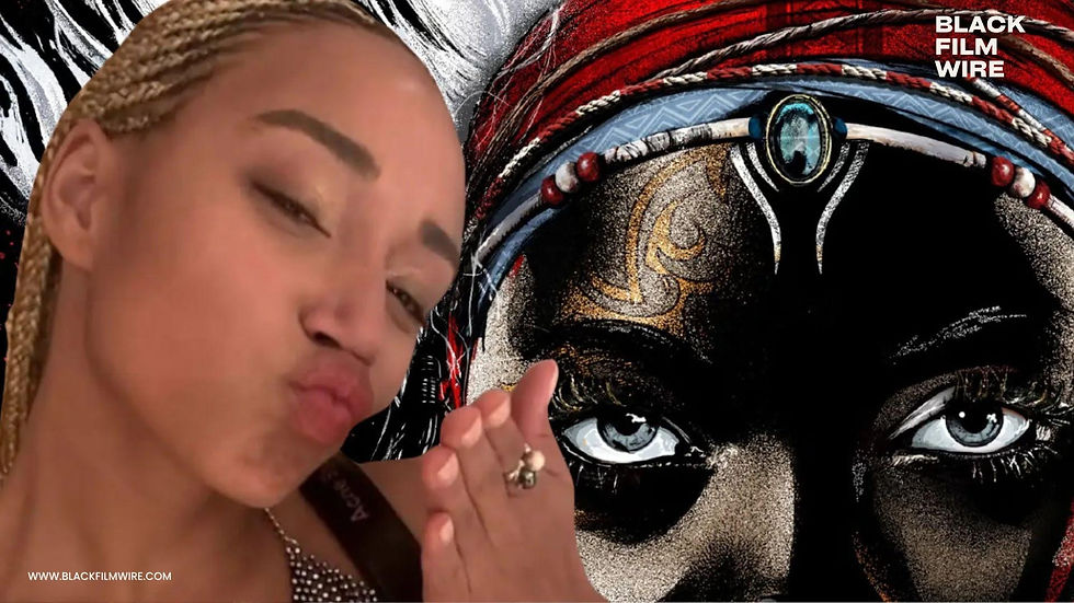 Amandla Stenberg as Amari in Children of Blood and Bone
