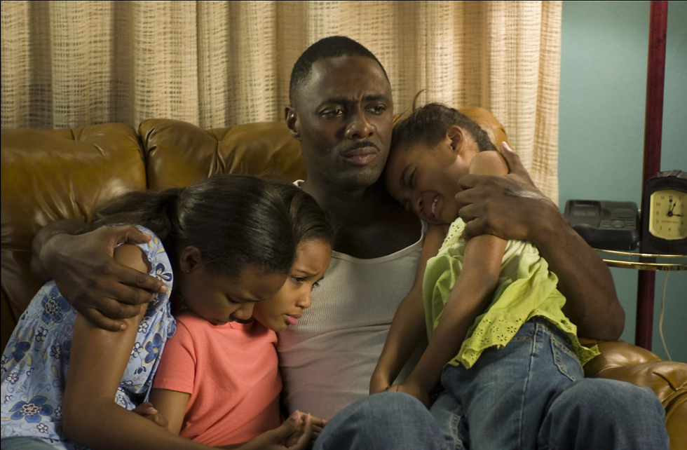 Idris Elba, China Anne McClain, Lauryn Alisa McClain, and Sierra Aylina McClain in Daddy’s Little Girls