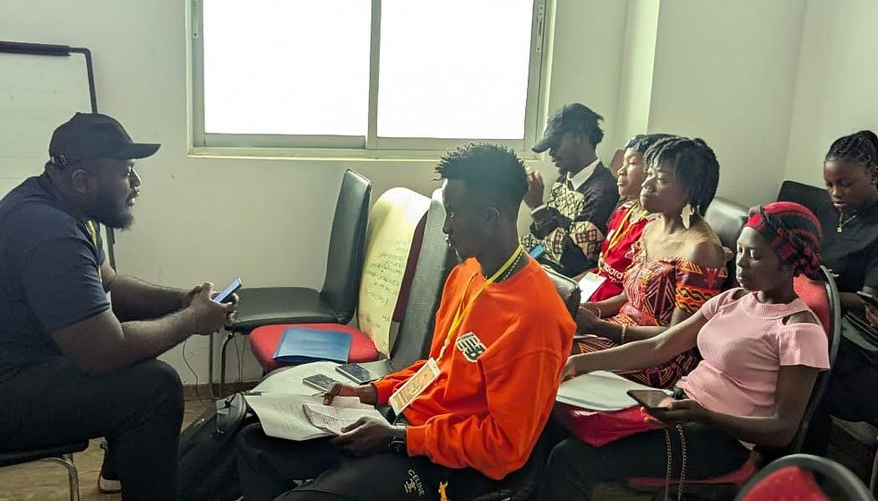Participants listening to Buh Melvin CAMIFF 22th April 2026|Buea CREDIT:TY