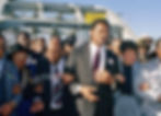 Reverend Jesse Jackson Sr. marching at Selma in 1965. Source: WBUR (Creator: Jamie Sturtevant| Credit: AP)